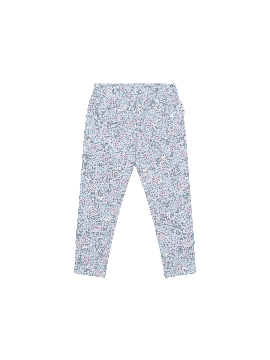 Huxbaby Bluebell Floral Legging - Fog