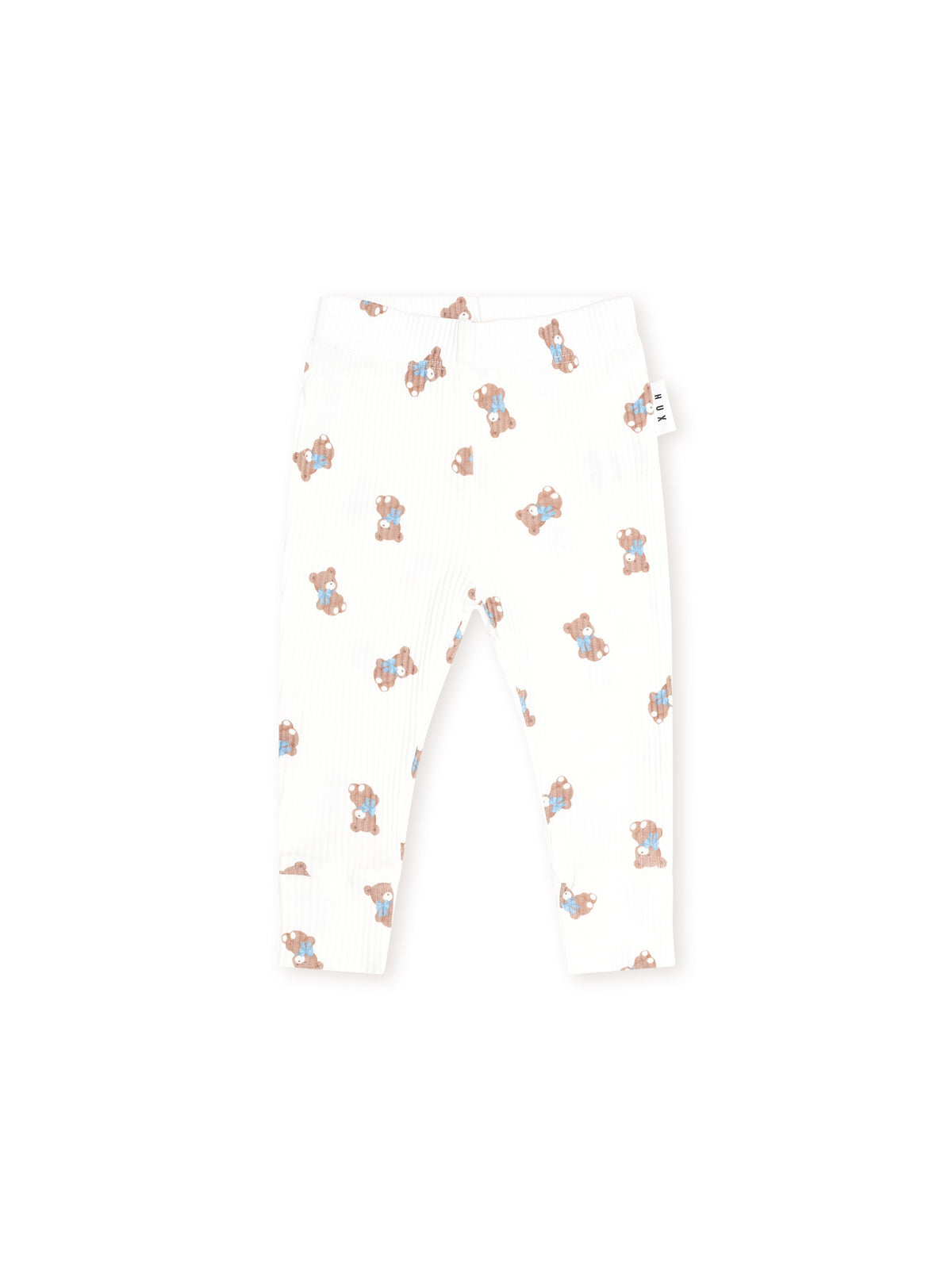 Huxbaby Tumbling Bow Hux Legging - Almond Milk / Blue