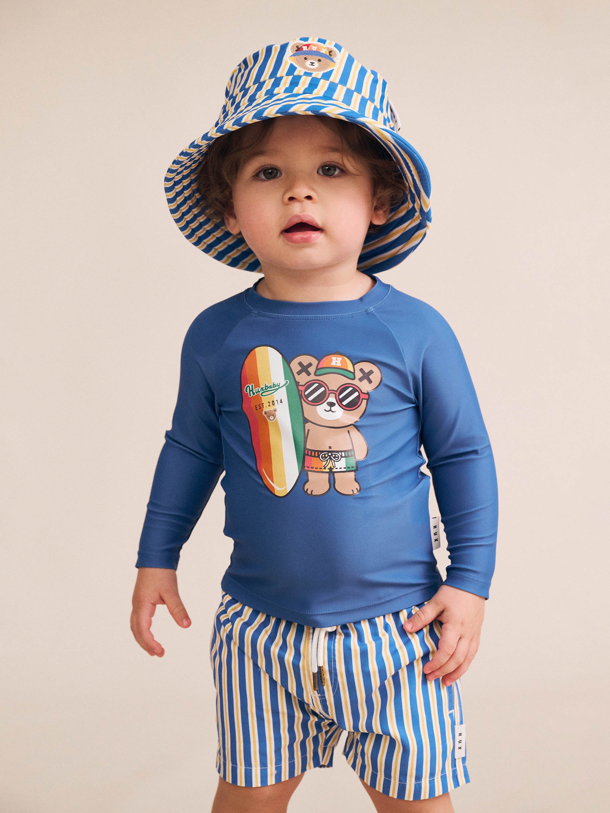 Huxbaby Surfer Hux Rashguard - Cobalt
