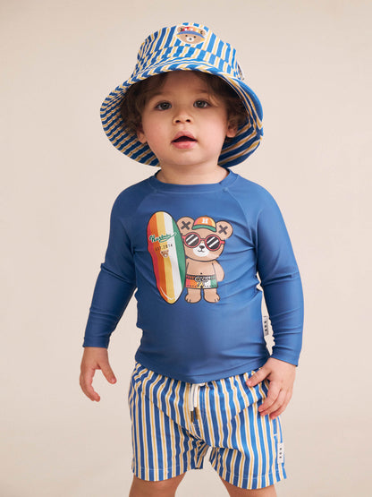 Huxbaby Surfer Hux Rashguard - Cobalt