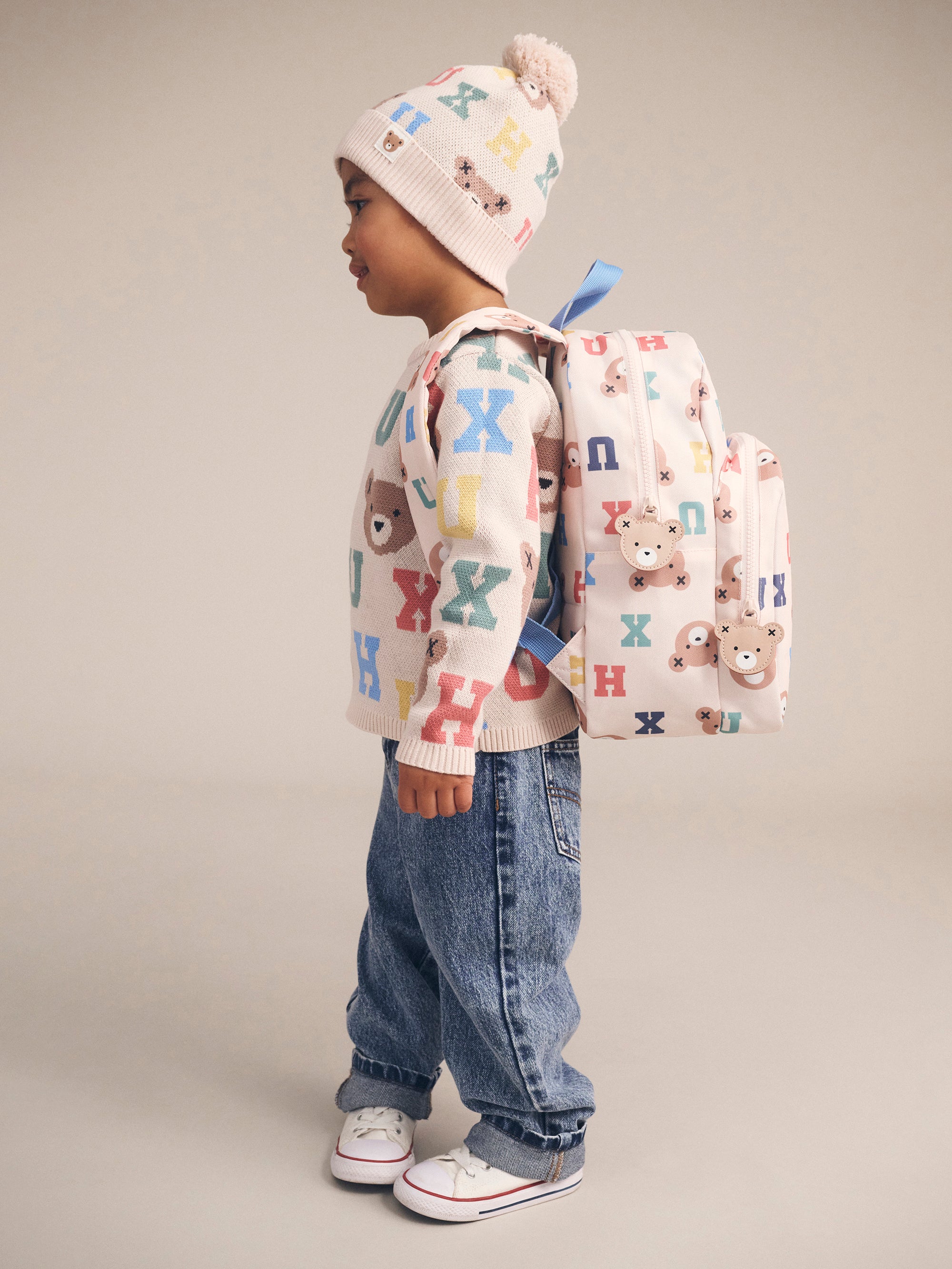Huxbaby Hux Alphabet Backpack - Multi