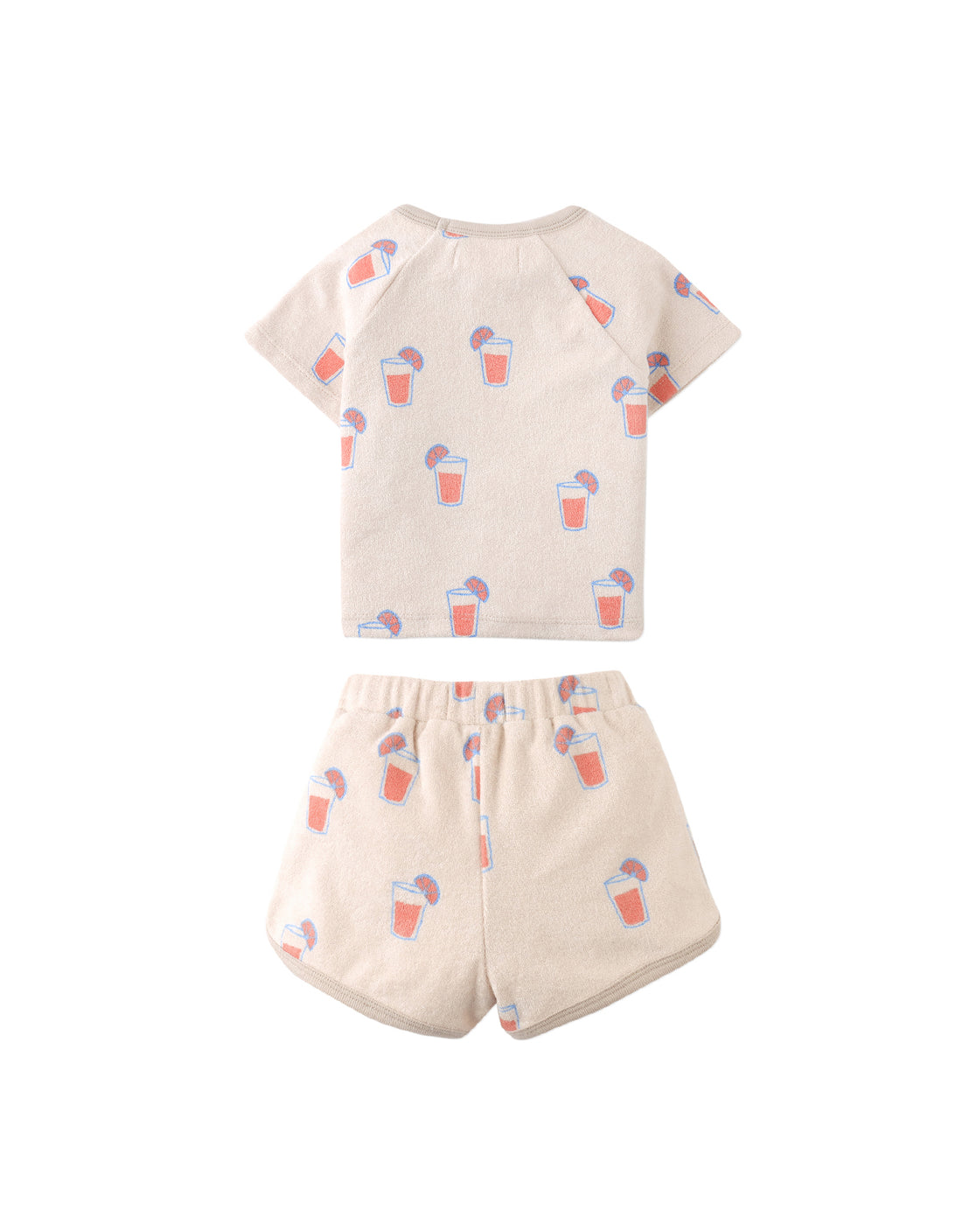 Gingersnaps Baby Matthew All Over Print Raglan Tee And Shorts - Multicolor