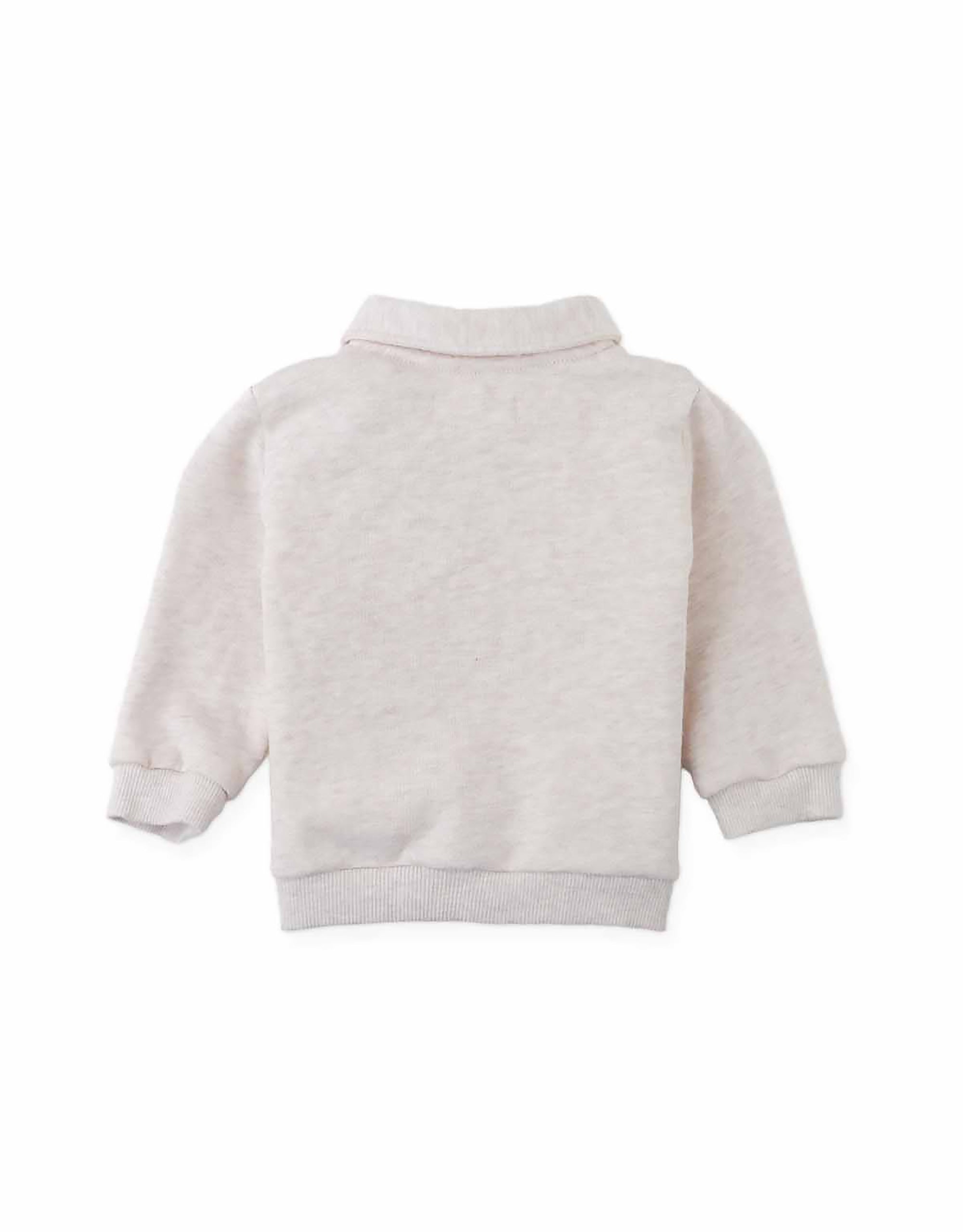 Gingersnaps Baby Stefano French Terry Polo - Beige