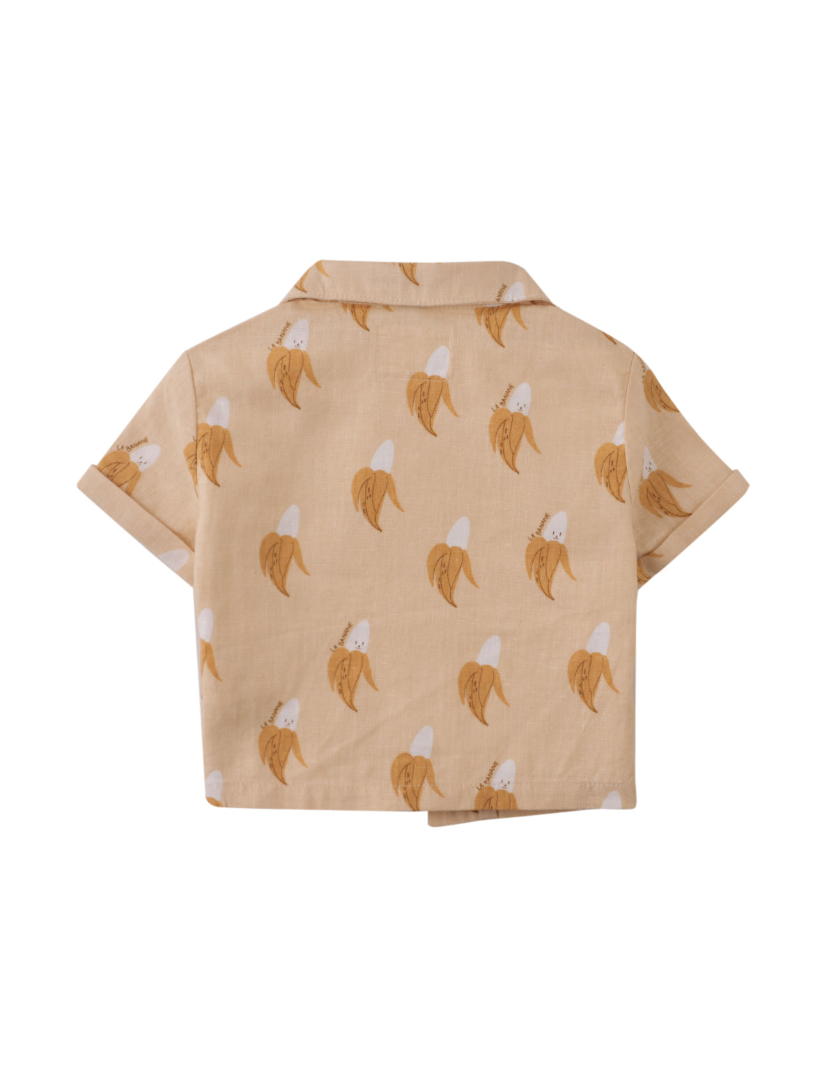 Gingersnaps Baby Ekko Linen Blend Panaman Shirt - Orange