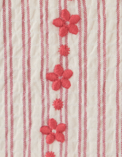 Gingersnaps Baby Juria Apron Blouse &amp; Shorts Set With Scallop - Red