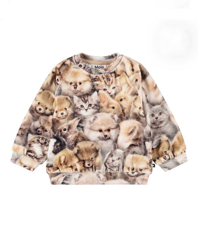 Molo Disc Sweatshirt - Fuzzy Fluffy