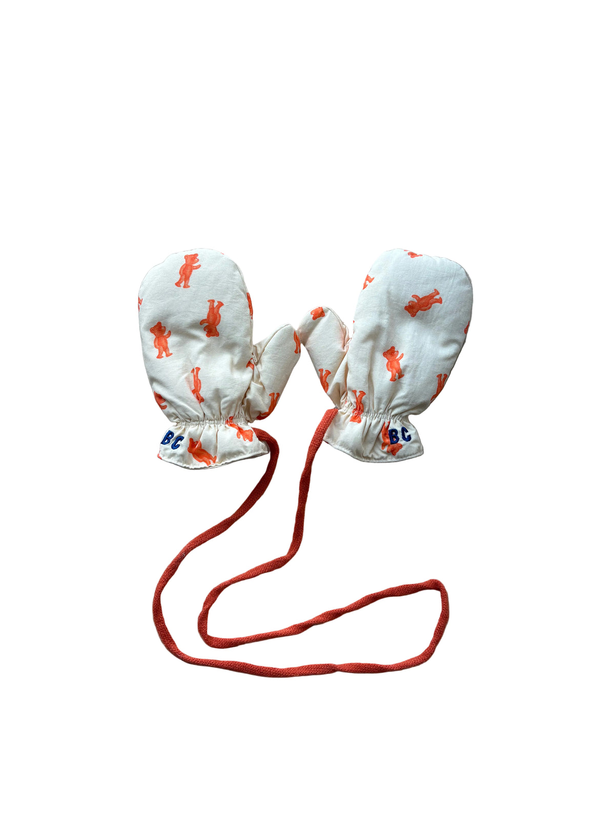 Bobo Choses Softpaw Monster All Over Mittens - Light Pink