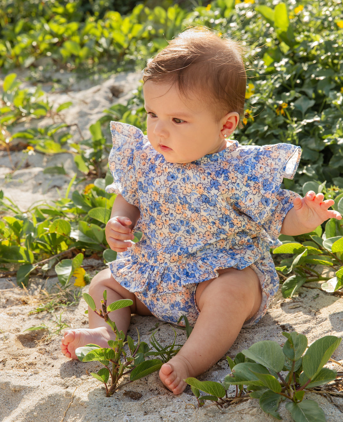 The New Society Meadow Baby Bloomer - Meadow Print