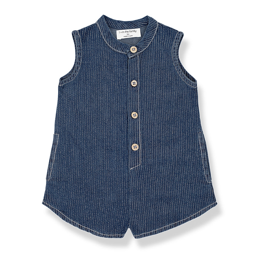 1+ in the Family Ivy Short Overall - Denim