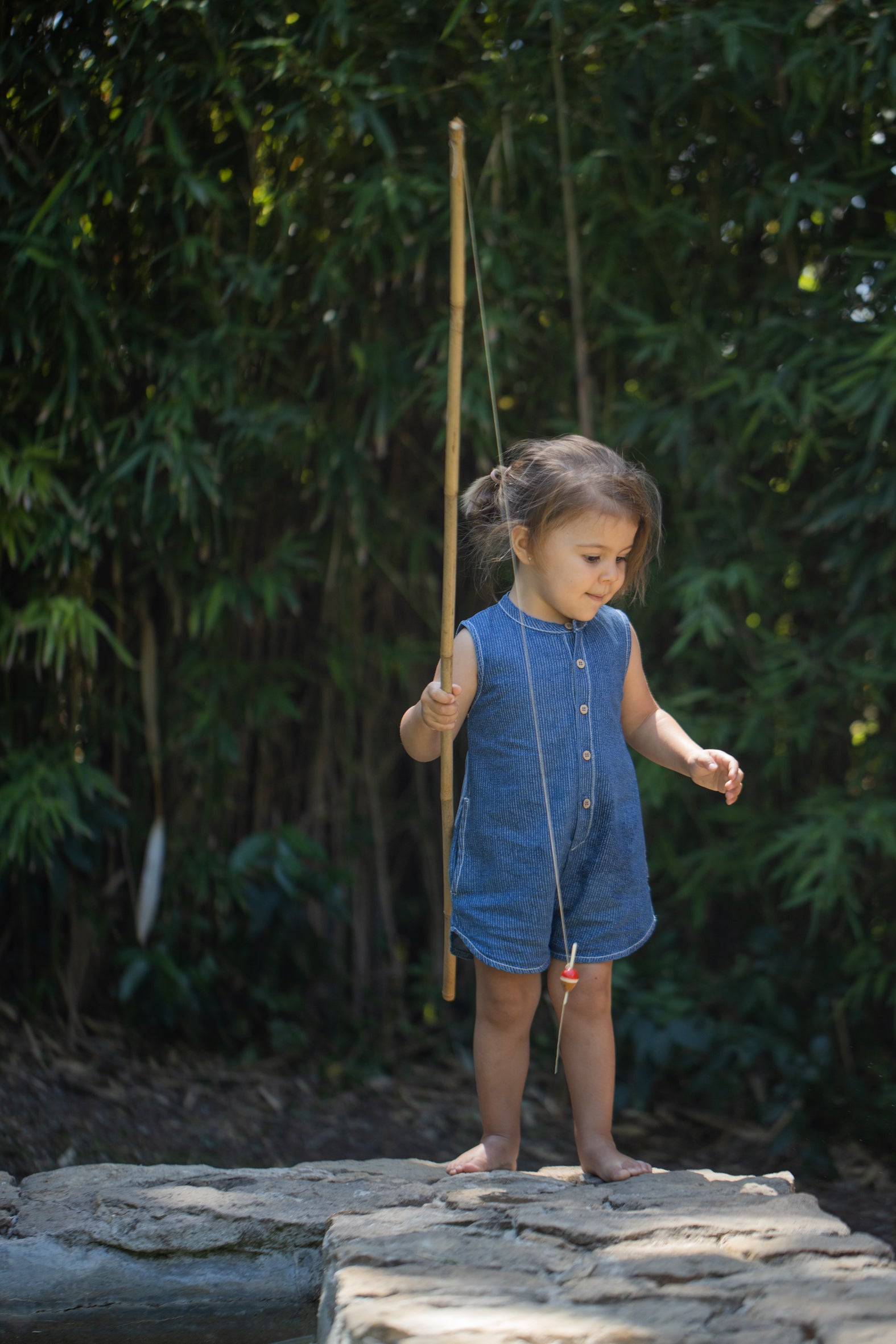 1+ in the Family Ivy Short Overall - Denim