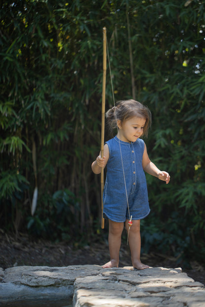 1+ in the Family Ivy Short Overall - Denim