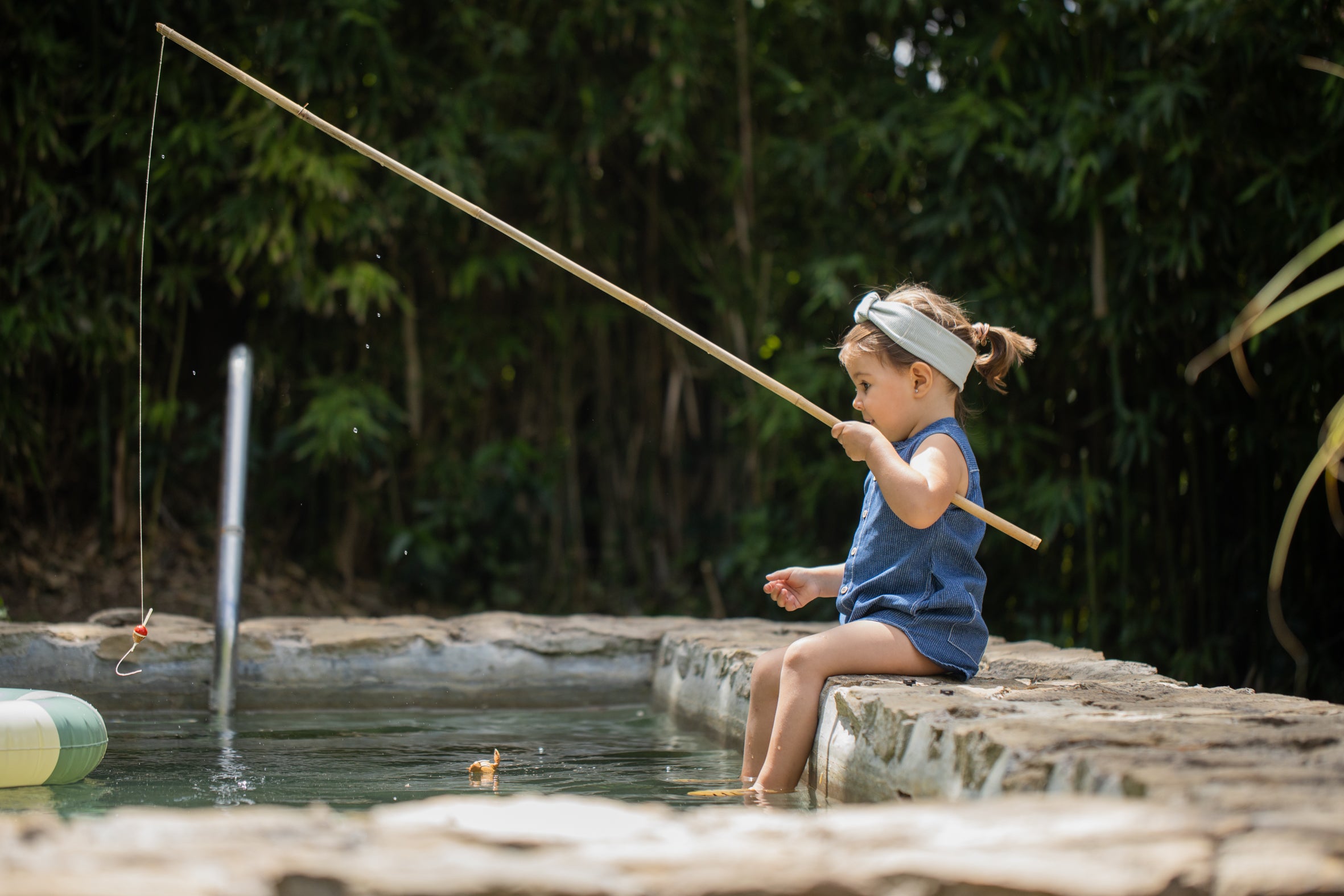 1+ in the Family Ivy Short Overall - Denim