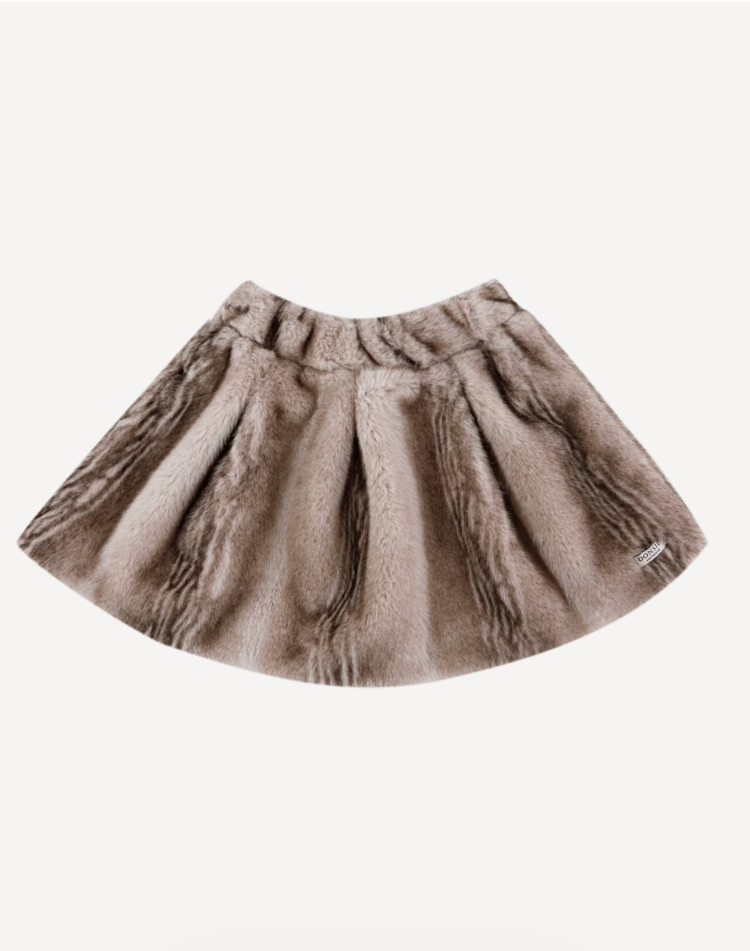Donsje Isabelle Skirt - Soft Taupe Striped Teddy