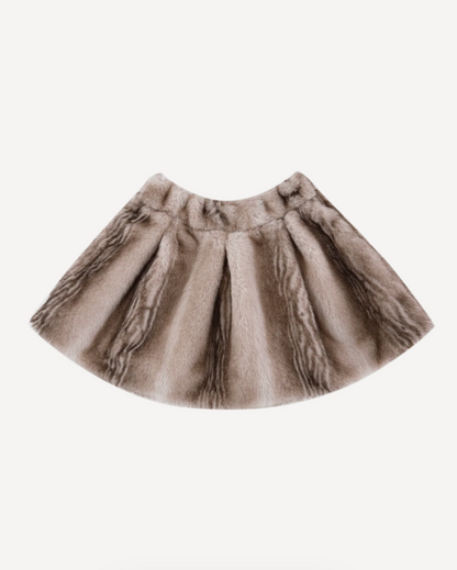 Donsje Isabelle Skirt - Soft Taupe Striped Teddy