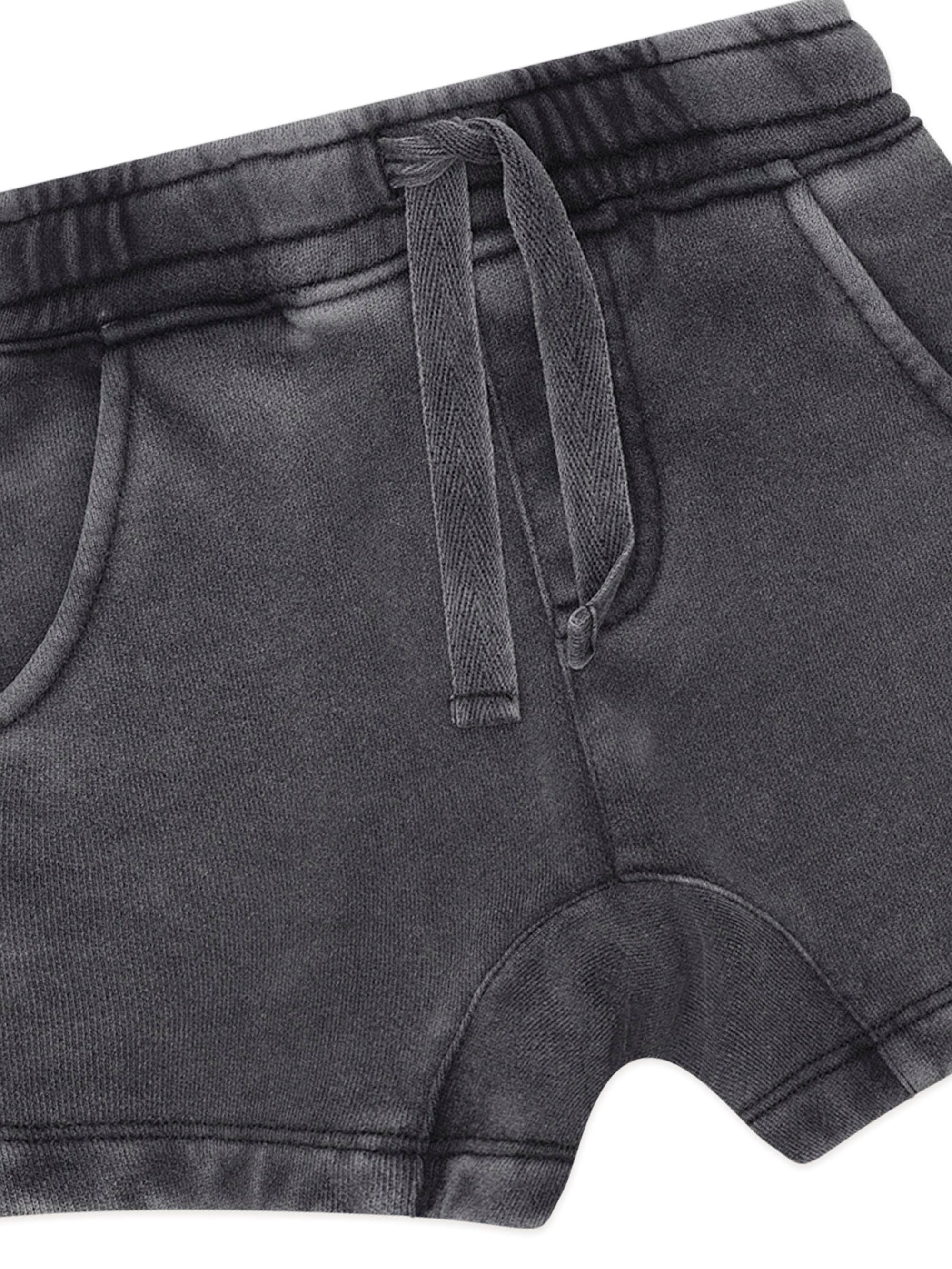 Huxbaby Washed Black Slouch Short - Washed Black