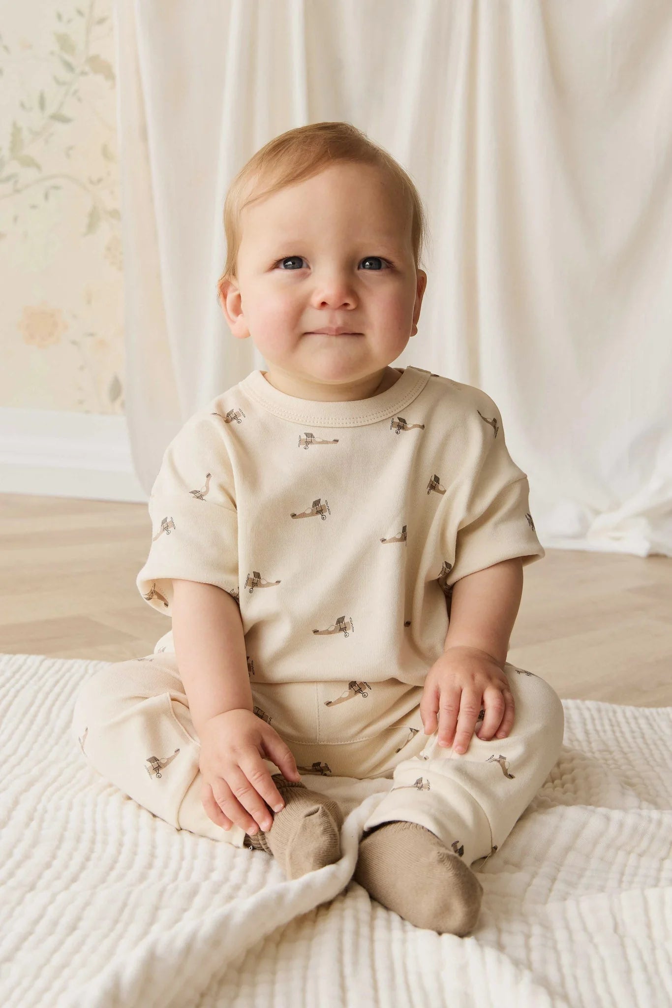 Jamie Kay Wesley Pant - Fly High Vanilla Cream