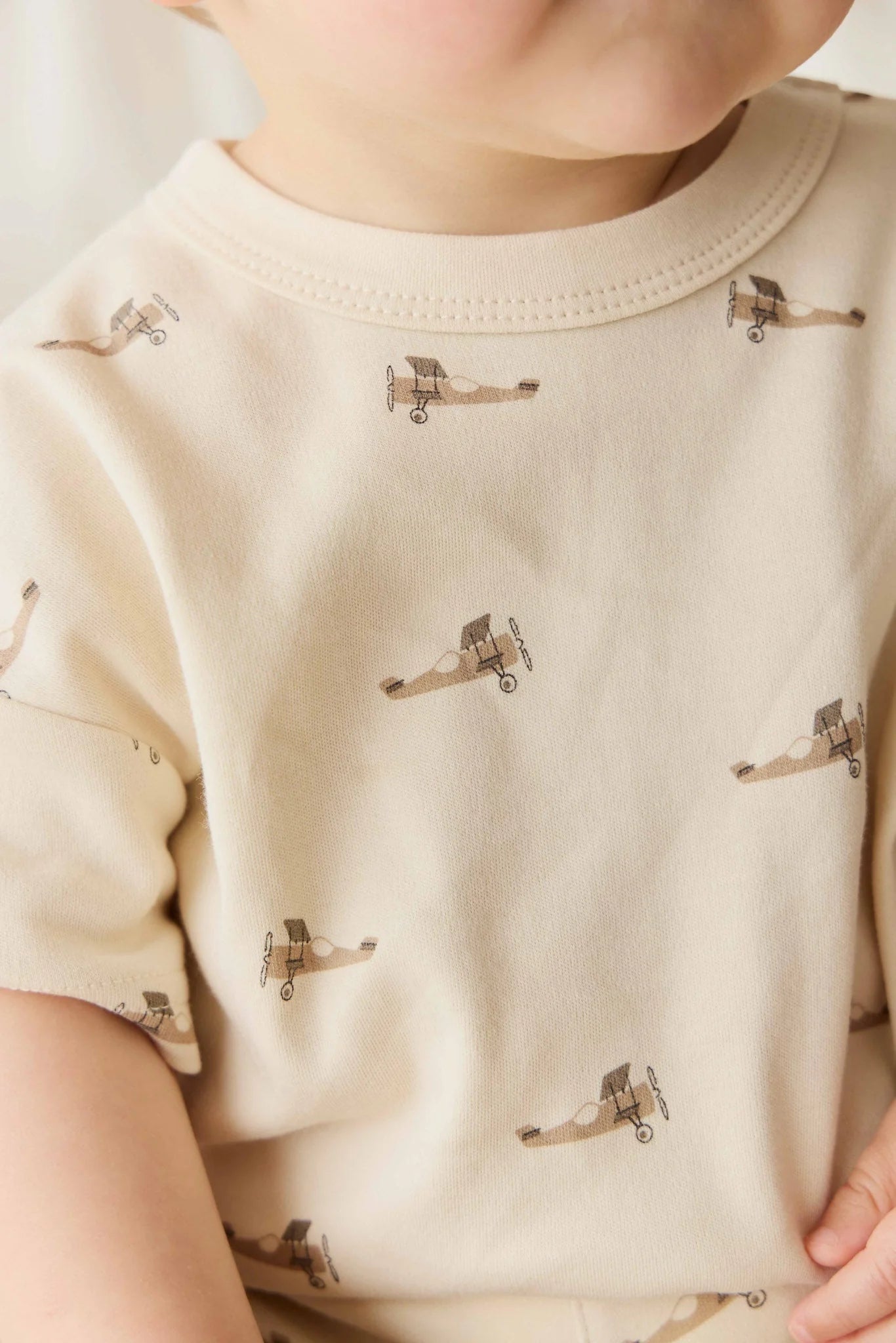 Jamie Kay Wesley Tee - Fly High Vanilla Cream