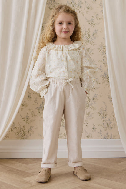 Jamie Kay Ali Linen/Cotton Pant - Natural