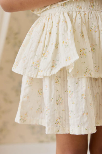 Jamie Kay Organic Cotton Cosette Skirt - Justine Parchment