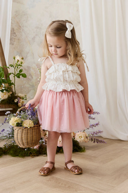 Jamie Kay Lottie Skirt - Petite Heart Carnation