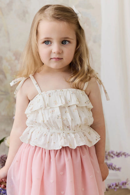 Jamie Kay Organic Cotton Muslin Harriet Top - Ayla Whisper