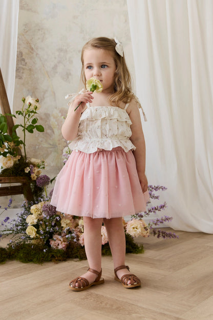 Jamie Kay Lottie Skirt - Petite Heart Carnation
