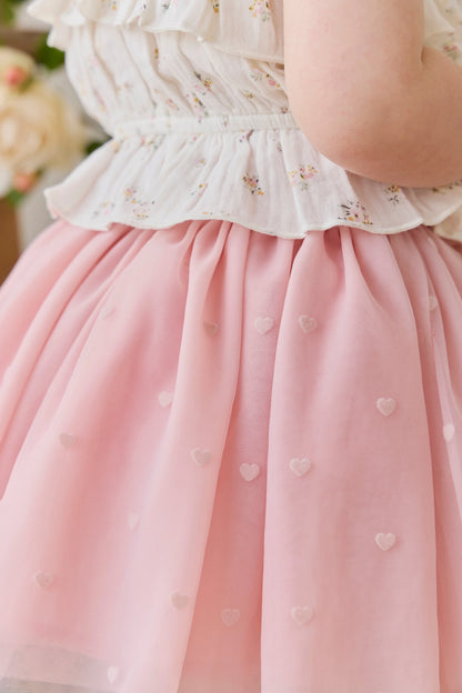 Jamie Kay Lottie Skirt - Petite Heart Carnation