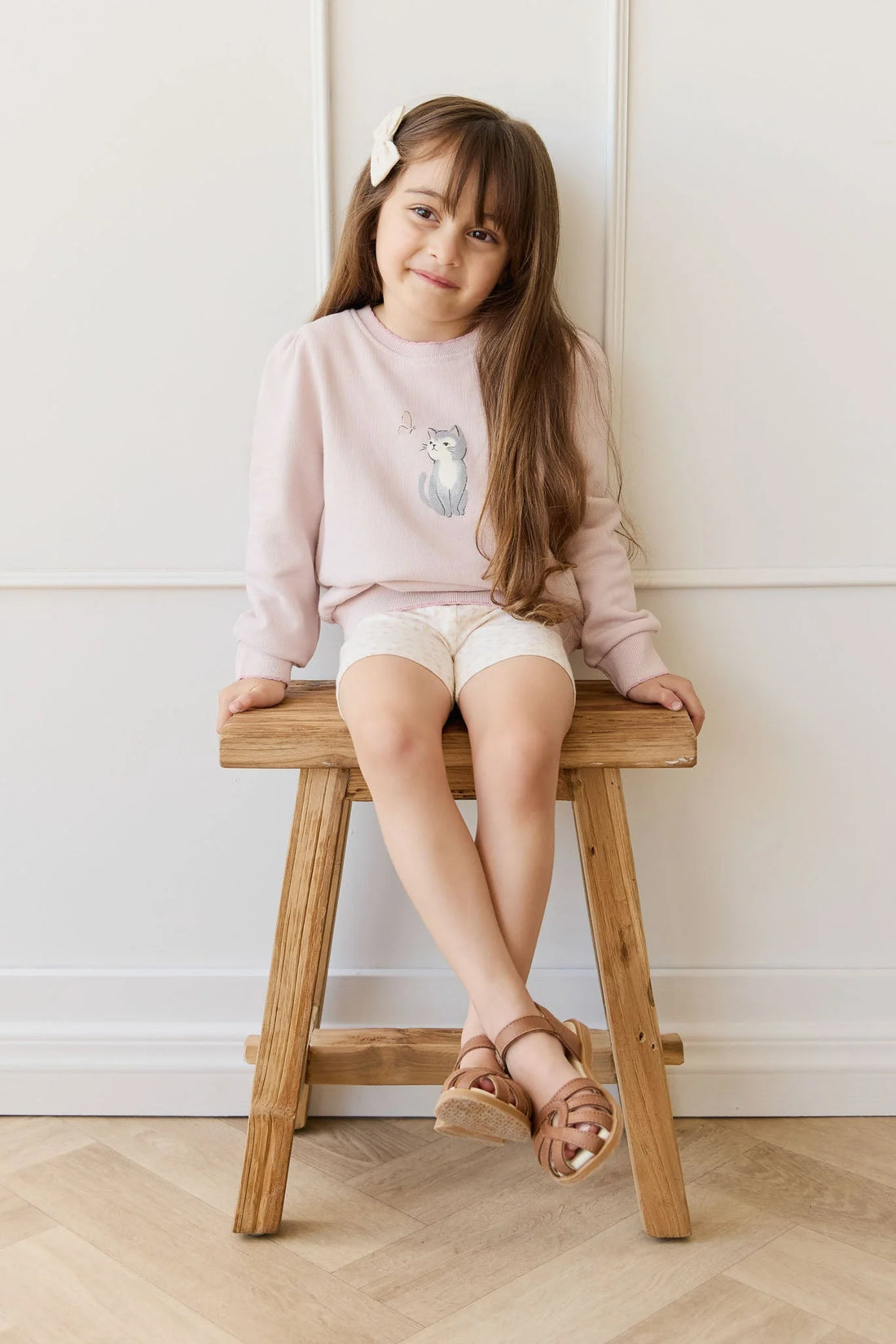 Jamie Kay Monroe Sweatshirt - Little Moon Soft Misty Rose