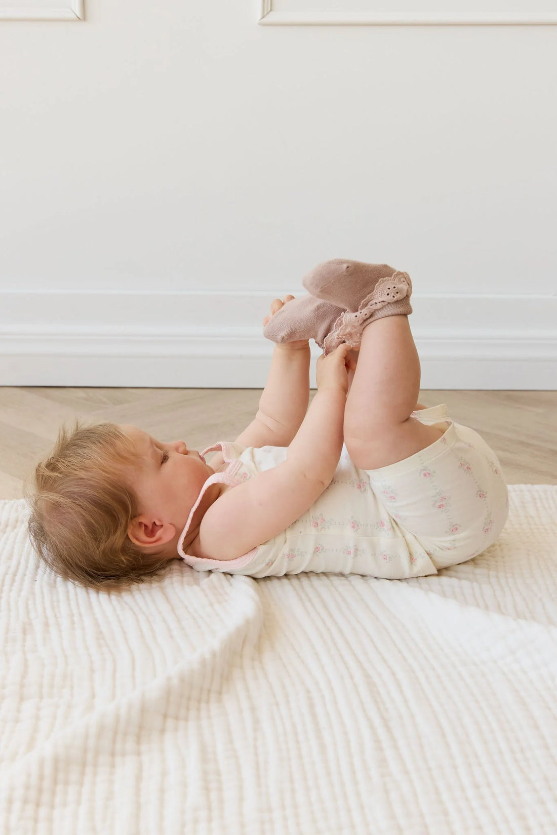 Jamie Kay Jude Singlet Pajama Set - Rose Trail