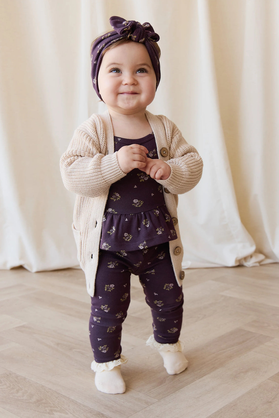 Jamie Kay Fine Rib Legging - Simone Huckleberry