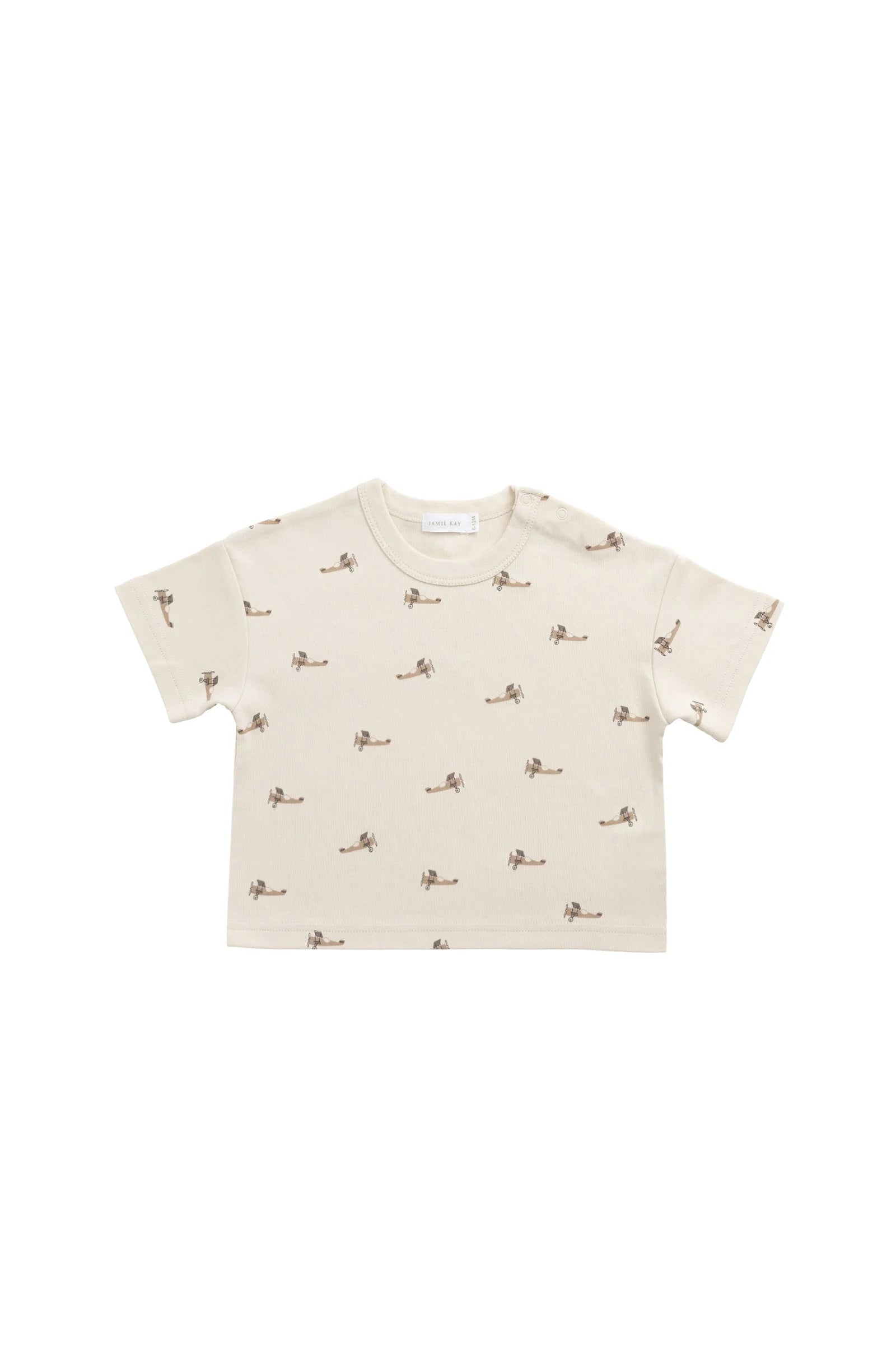 Jamie Kay Wesley Tee - Fly High Vanilla Cream