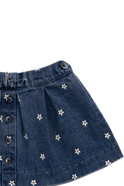 Jamie Kay Etta Skirt - Josie Floral Denim