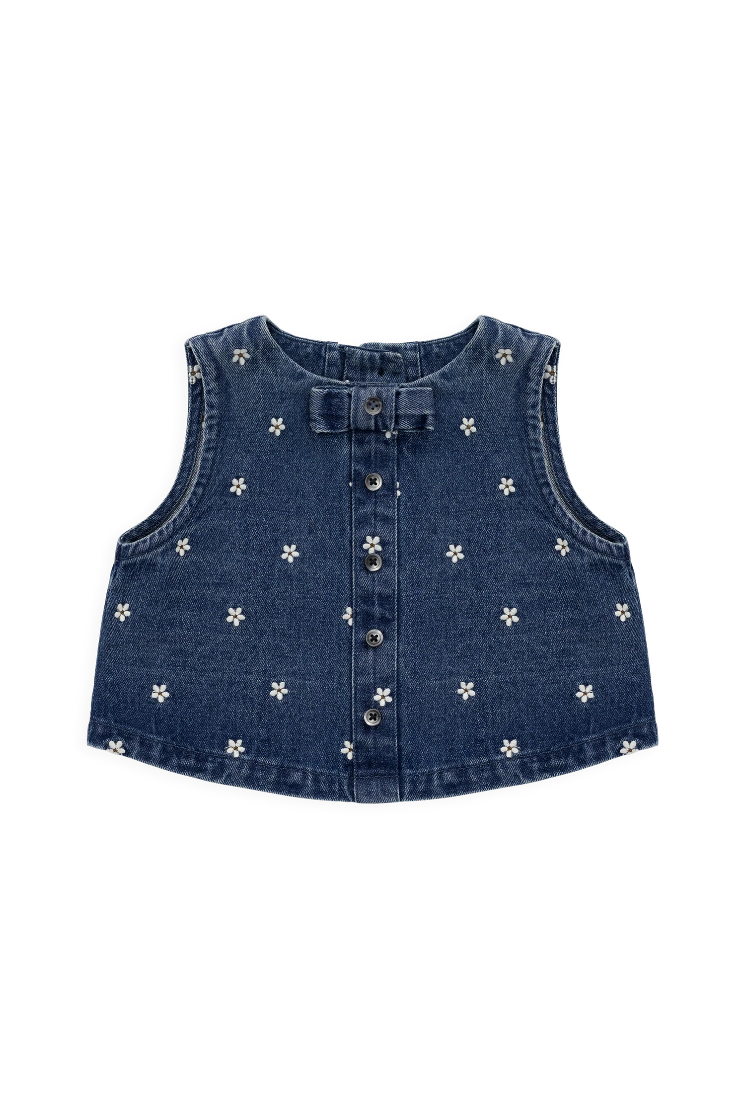 Jamie Kay Etta Top - Josie Floral Denim
