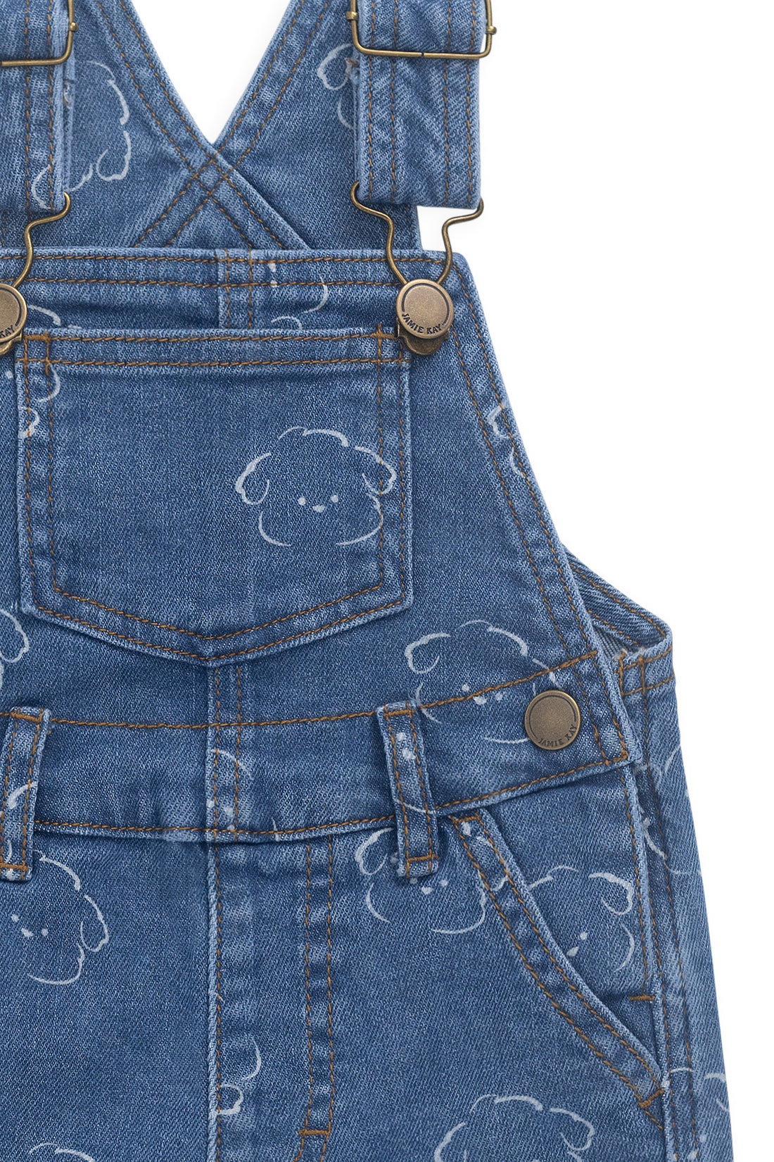 Jamie Kay Fenix Short Overalls - Haru Denim