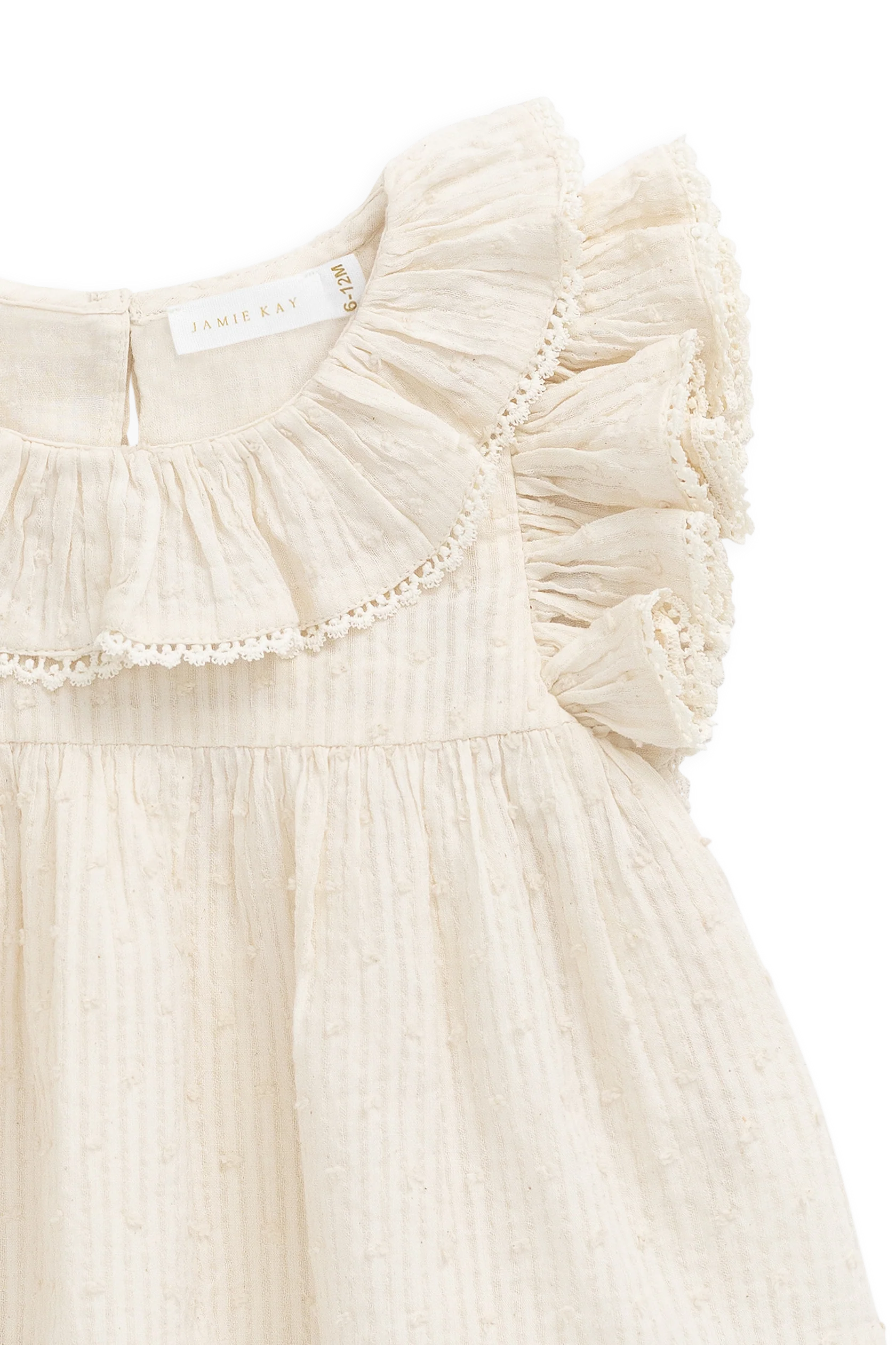 Jamie Kay Organic Cotton Banks Blouse - Parchment