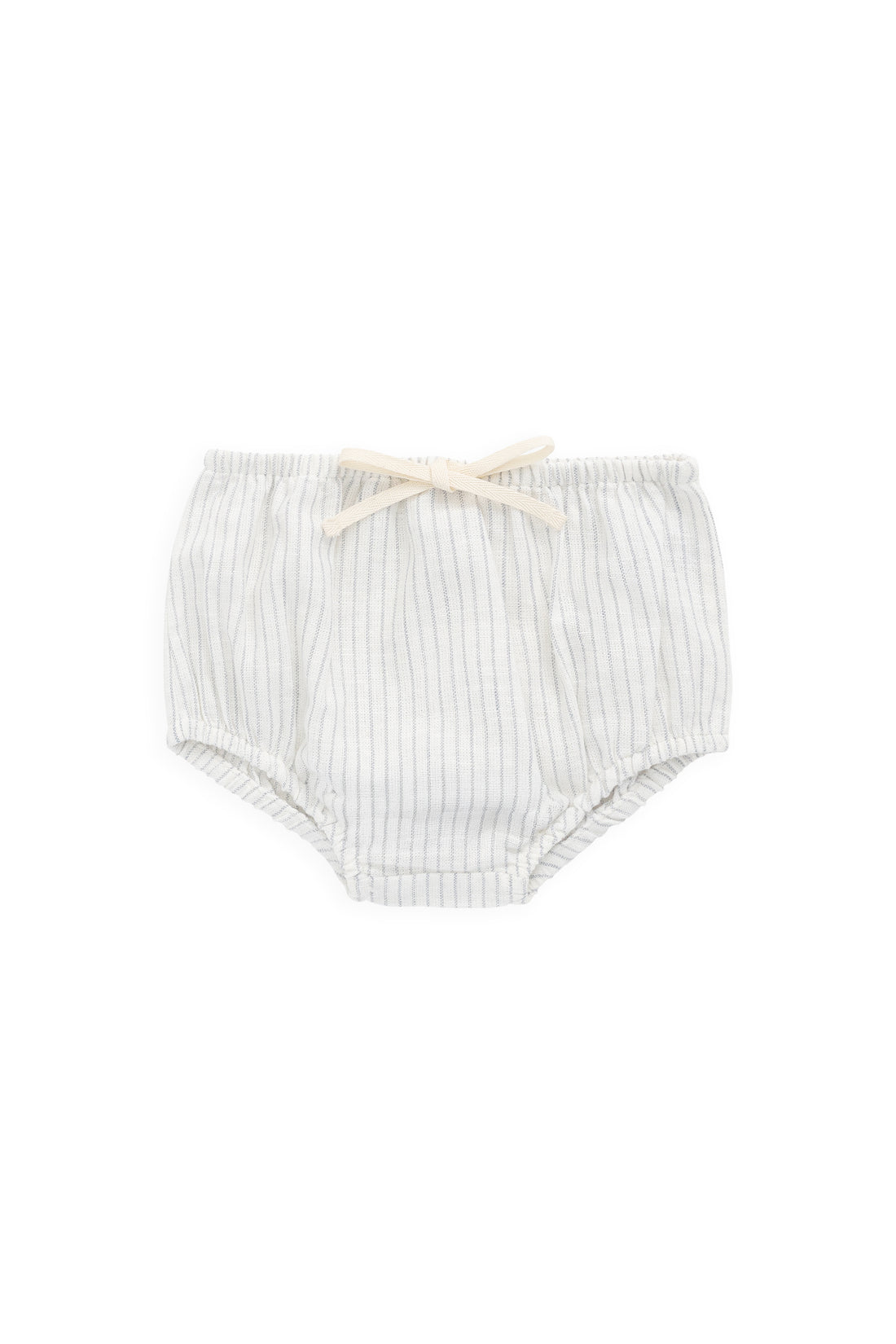 Jamie Kay Organic Cotton Gabriel Bloomer - Mini Pinstripe Parchment/Dawn