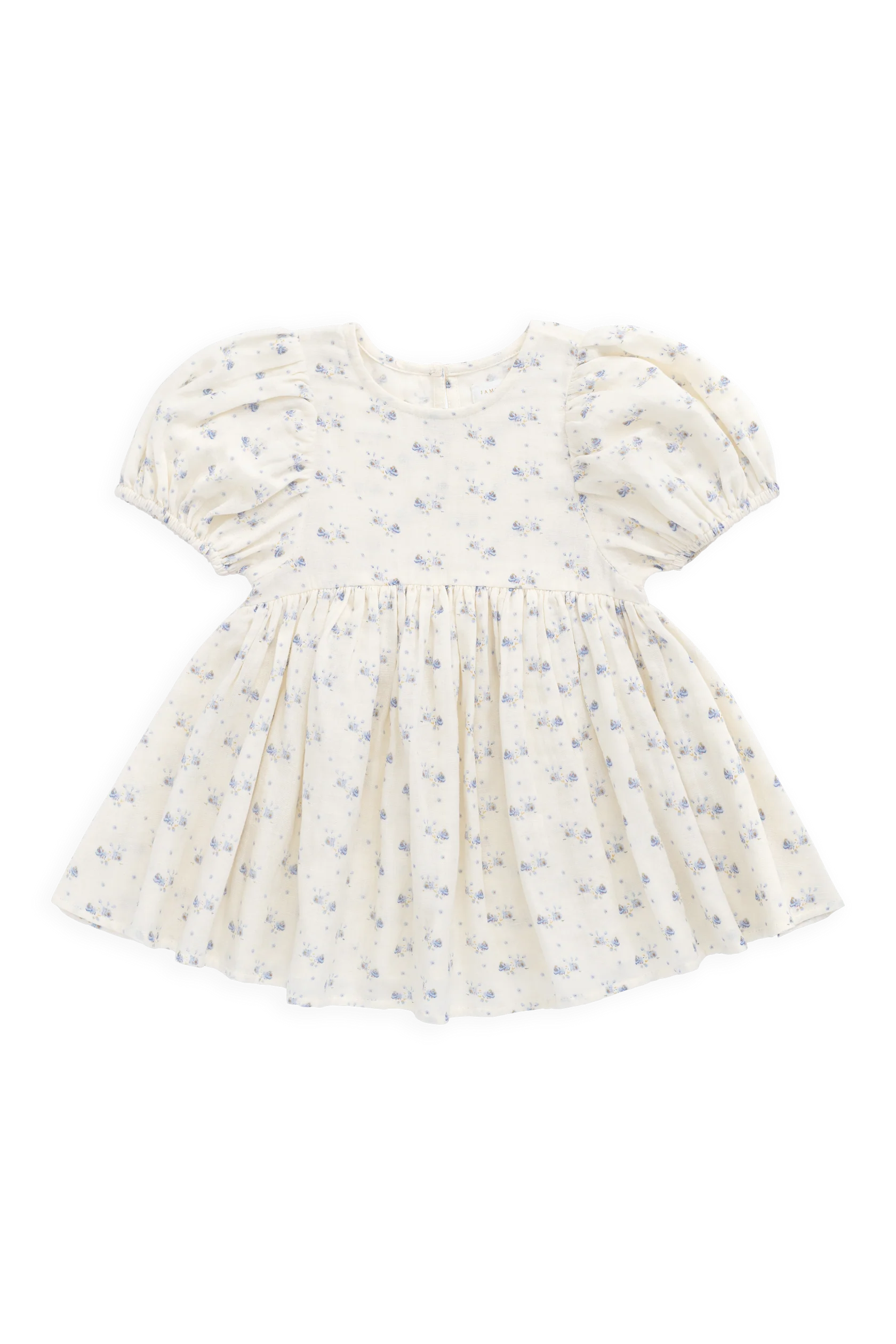 Jamie Kay Organic Cotton Muslin Frannie Dress - Molly Blue