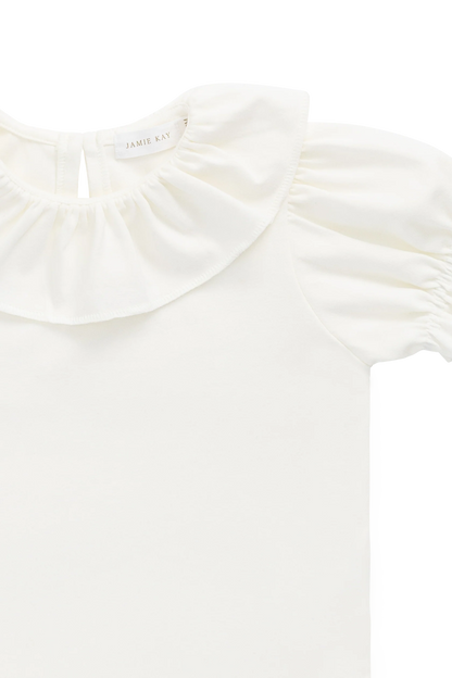 Jamie Kay Pima Cotton Livvy Top - Parchment