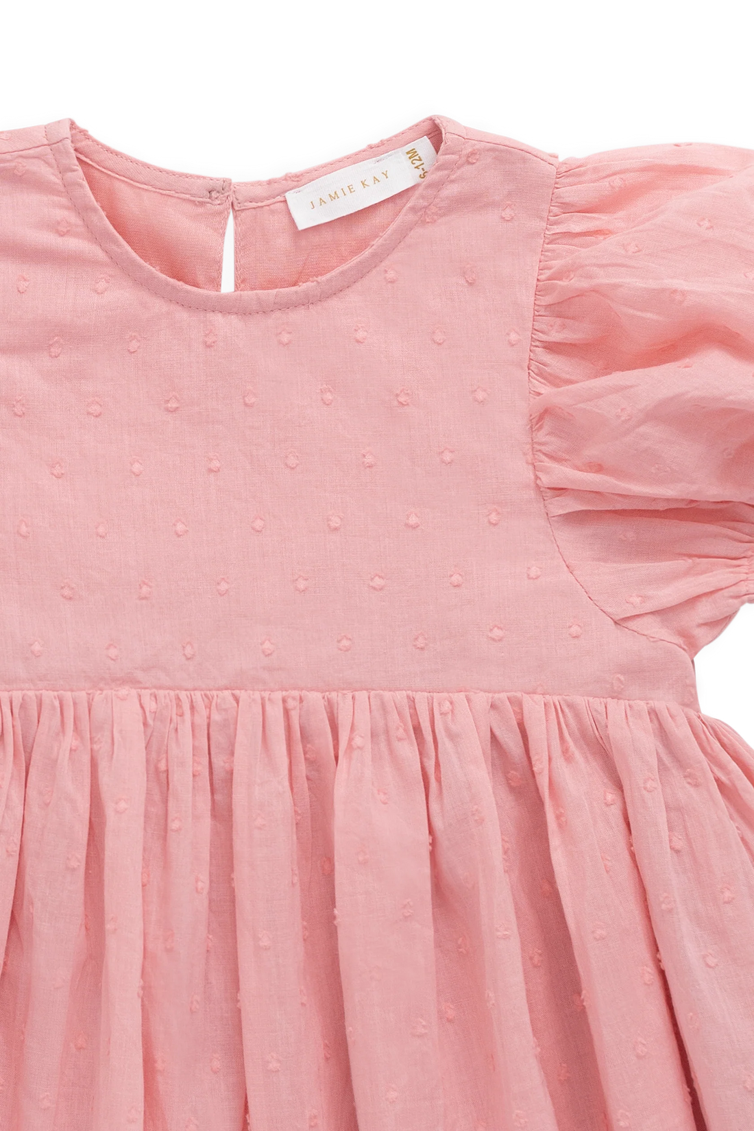 Jamie Kay Organic Cotton Frannie Dress - Swiss Pink