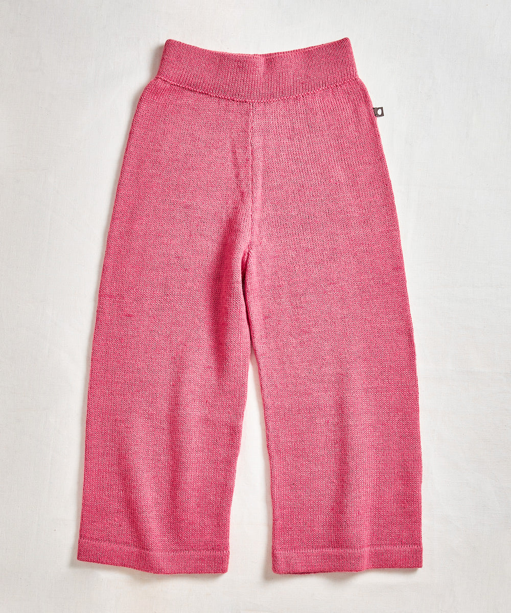 Oeuf Solid Wide Leg Pants - Rose