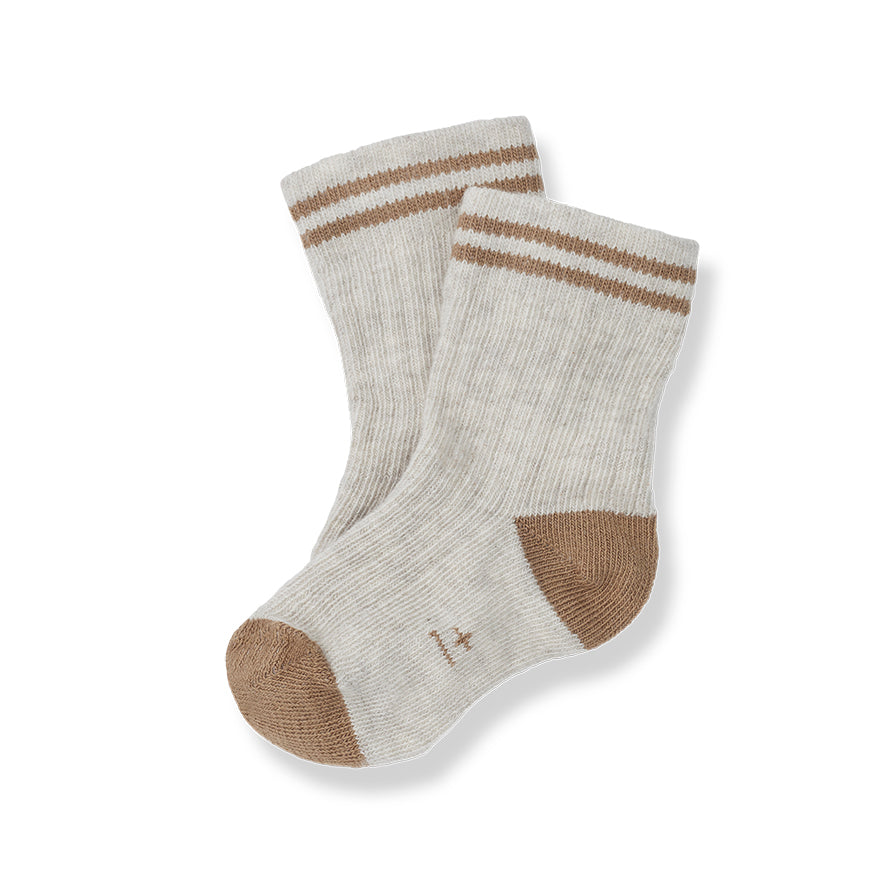 1+ in the Family Kody Socks (2-pack) - Biscotto