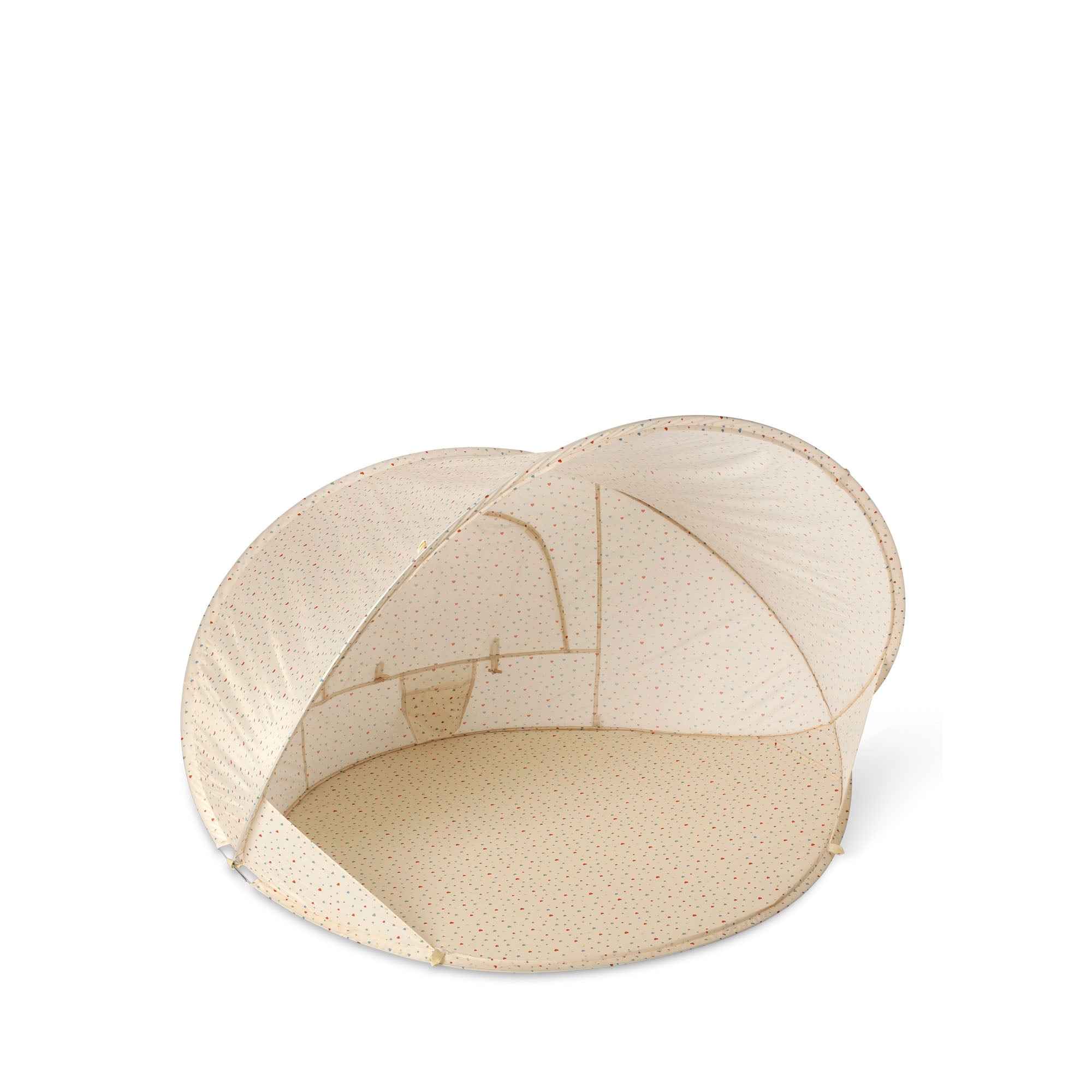 Konges Sløjd Mini Beach Tent Pop Up UV50+ Multi Hearts Dreams of