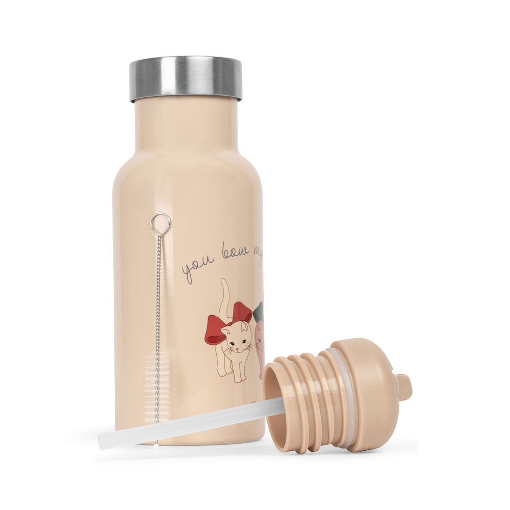 Konges Sløjd Thermo Bottle - Bow Kitty