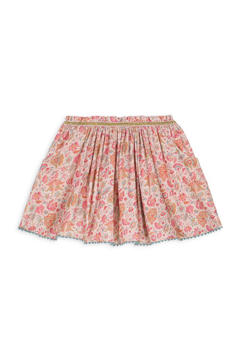 Louise Misha Cephee Skirt - Cream Flower Fields
