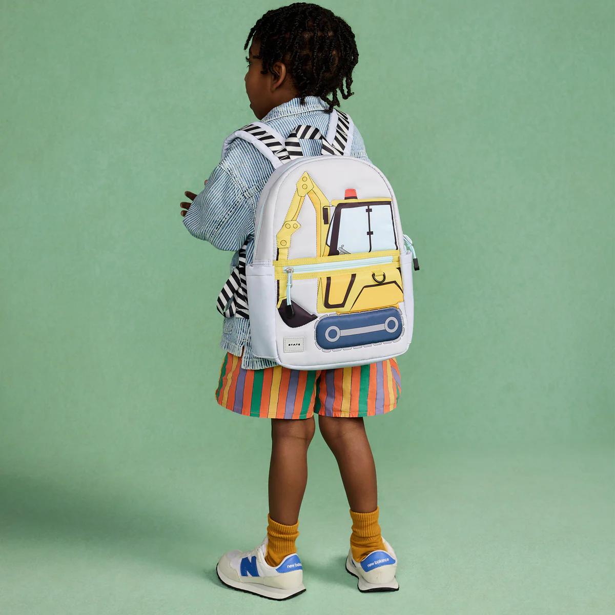 State Bags Kane Mini Backpack - Construction Truck