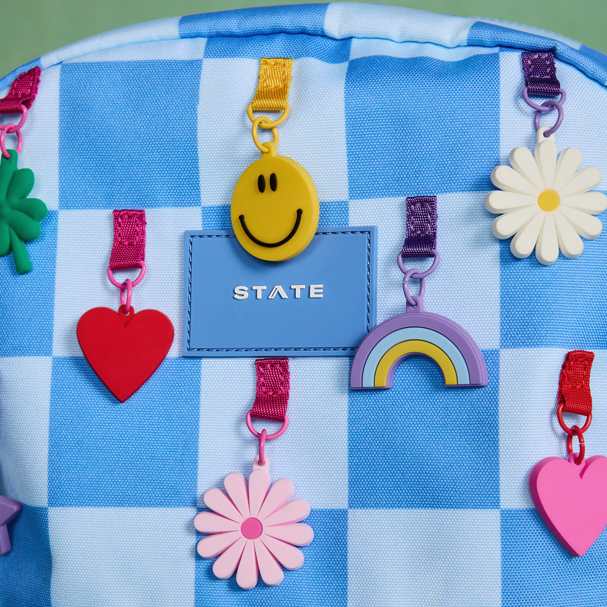 State Bags Kane Backpack - Charms Blue Check