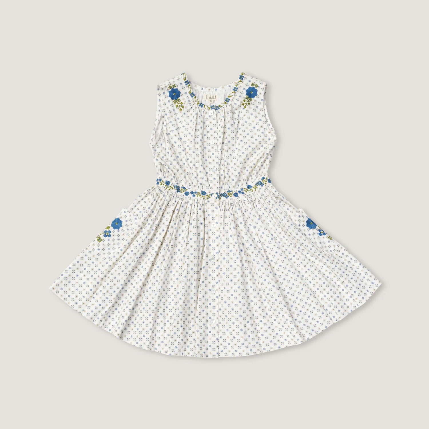 Lali Claudette Dress - Tile Print