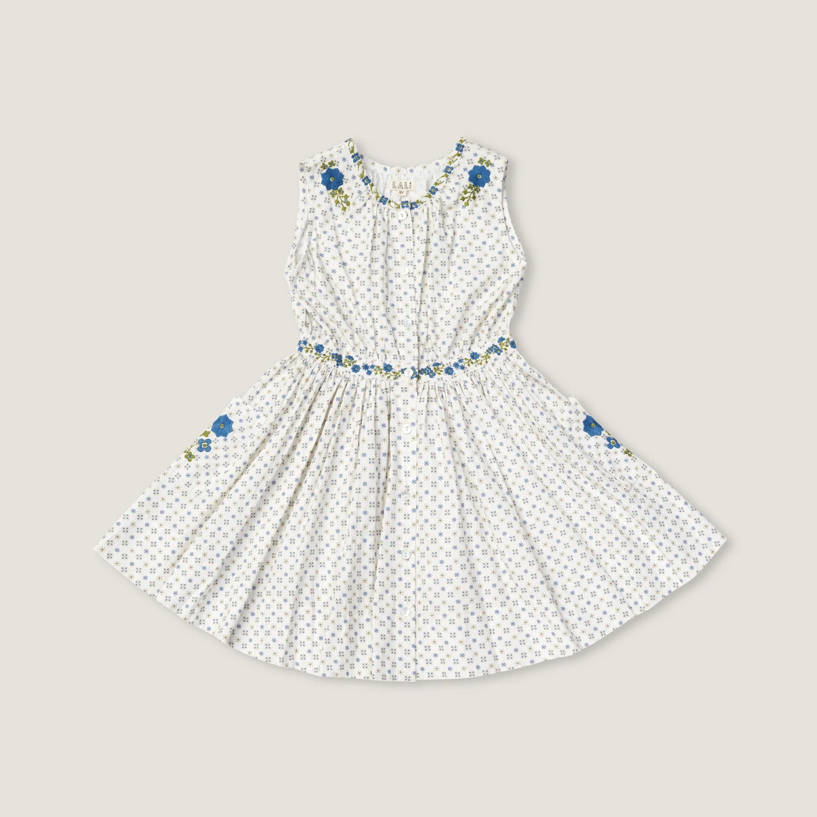 Lali Claudette Dress - Tile Print