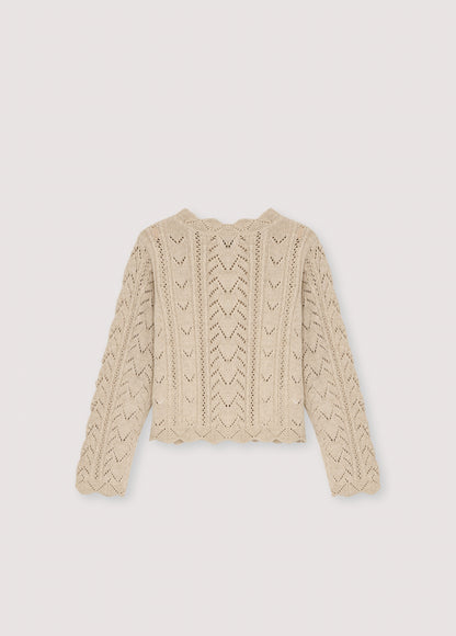 The New Society Lila Jumper - Moonlight White