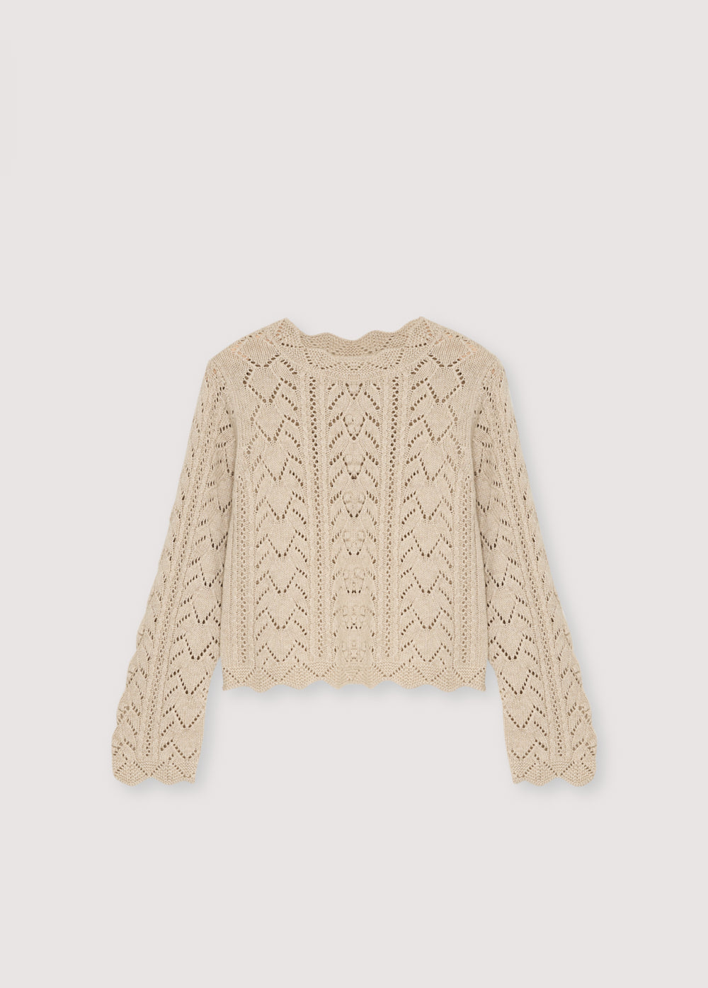 The New Society Lila Jumper - Moonlight White